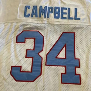 Houston Oilers Earl‎ Campbell Jersey Size 56 Vintage Mitchell & Ness Authentic